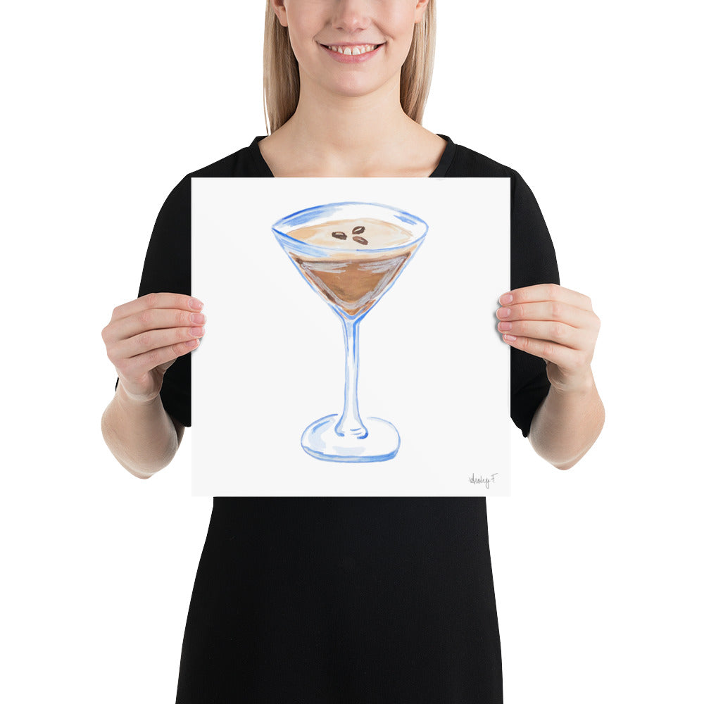 Espresso Martini Glass | Print | Various Sizes