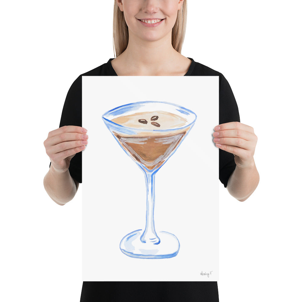 Espresso Martini Glass | Print | Various Sizes