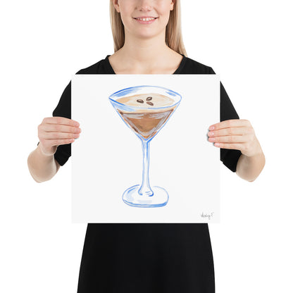 Espresso Martini Glass | Print | Various Sizes