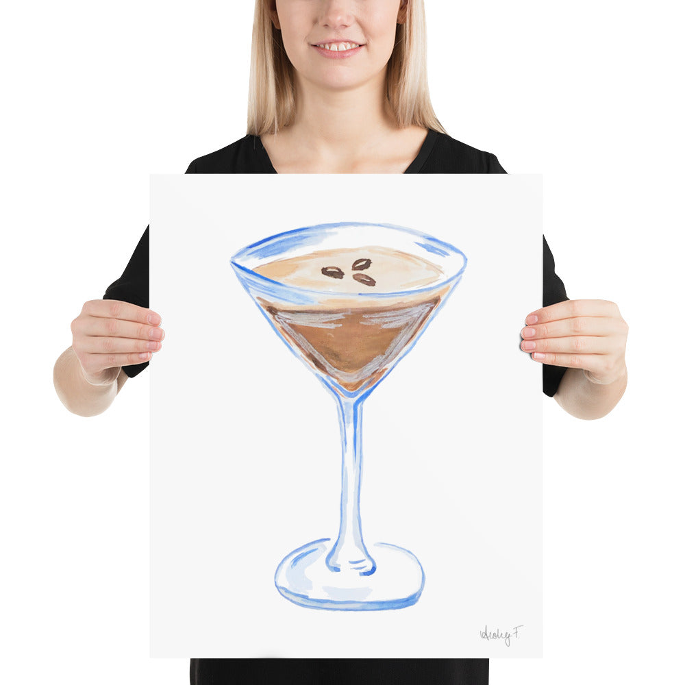 Espresso Martini Glass | Print | Various Sizes