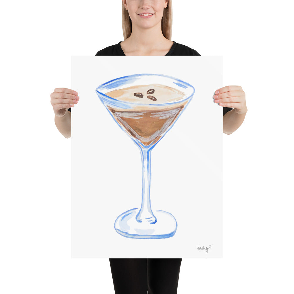 Espresso Martini Glass | Print | Various Sizes