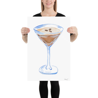 Espresso Martini Glass | Print | Various Sizes