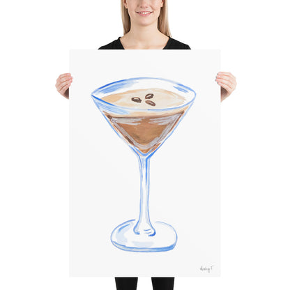 Espresso Martini Glass | Print | Various Sizes