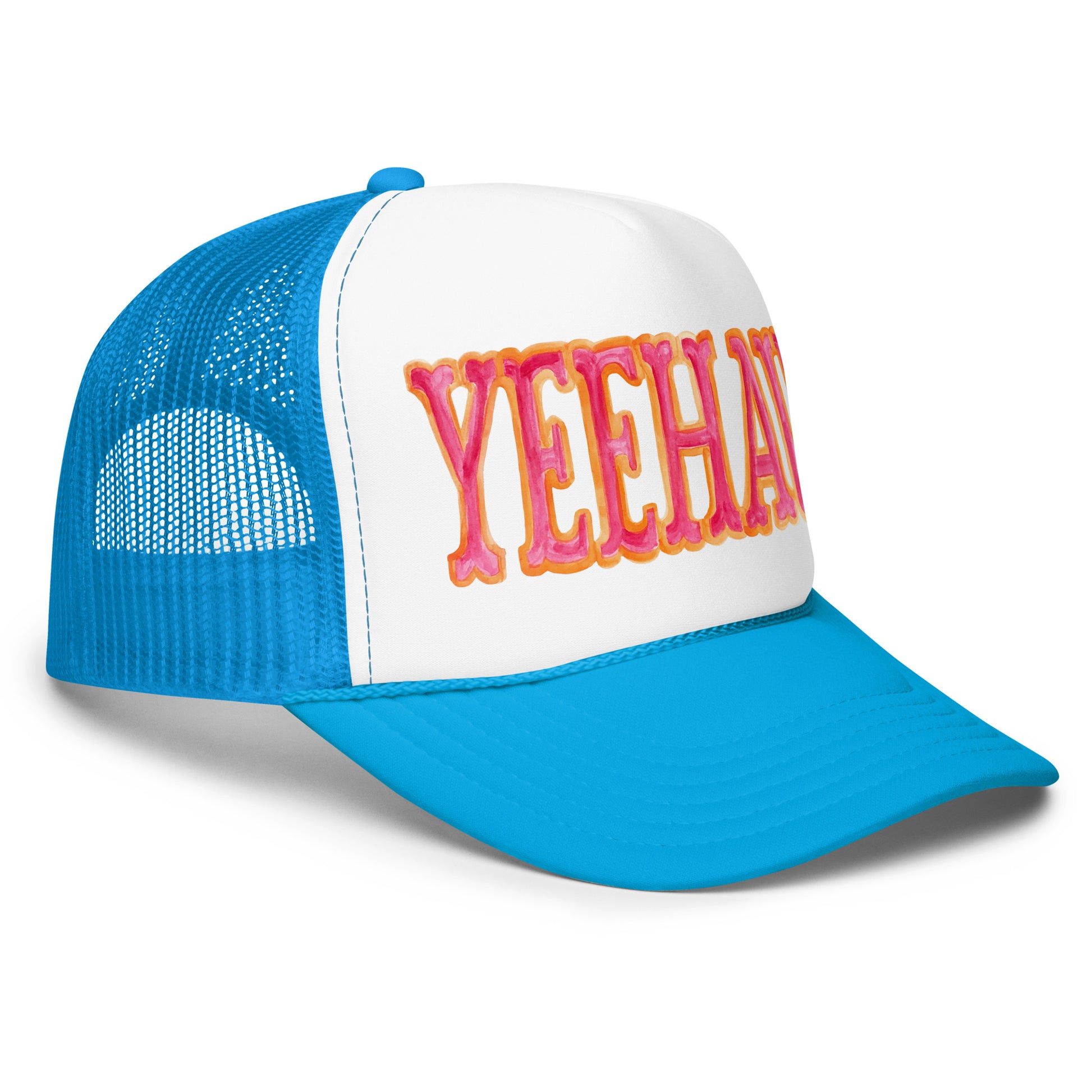 Yeehaw Hot Pink & Orange Trucker Hat