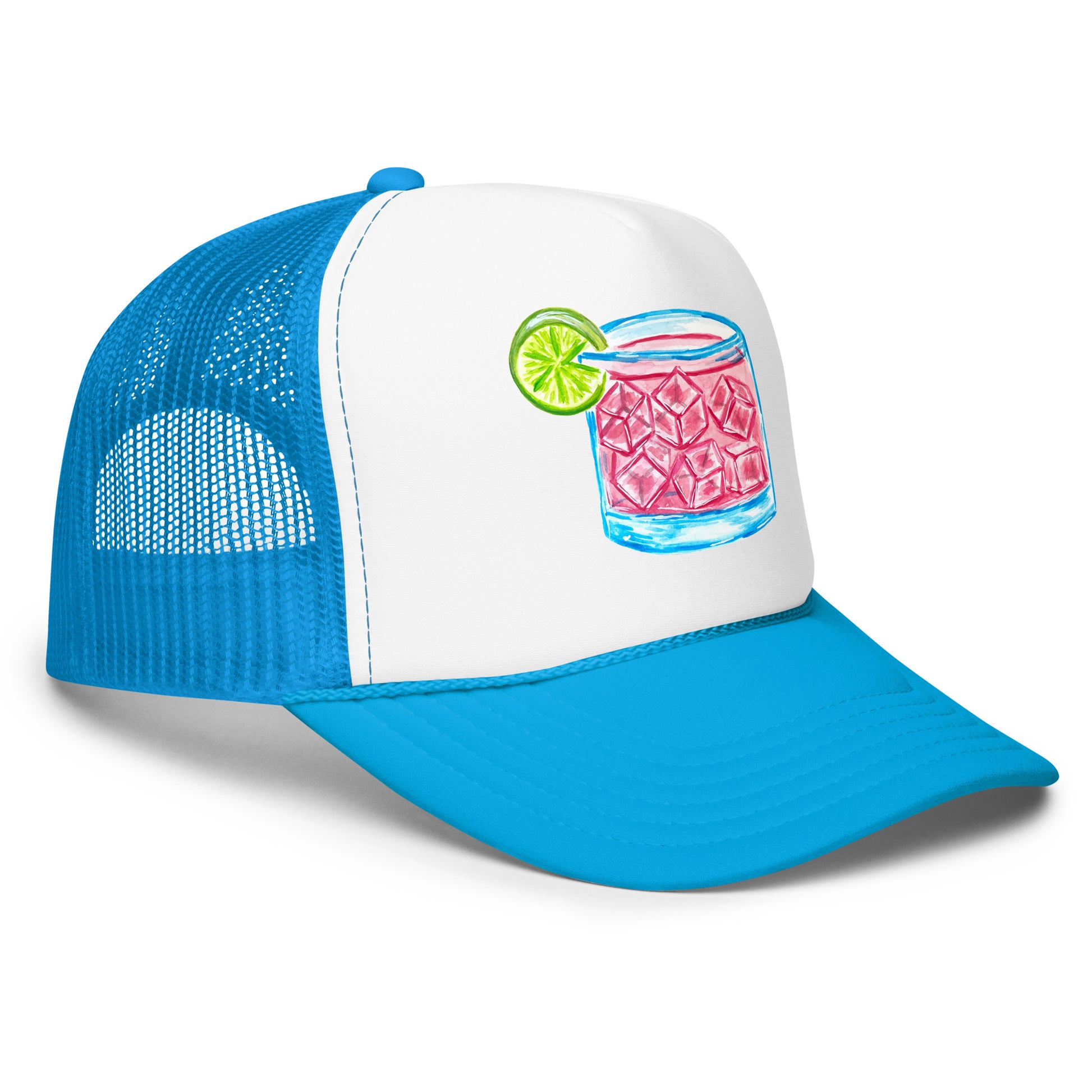 Paloma Watercolor Illustrated Foam Trucker Hat | 5 Colors
