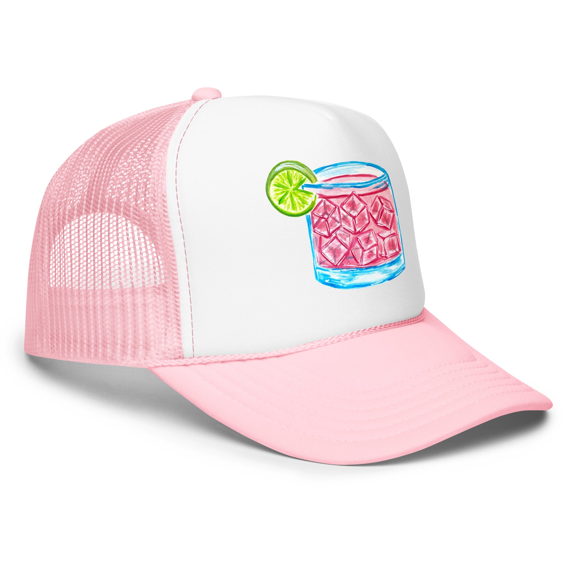 Paloma Watercolor Illustrated Foam Trucker Hat | 5 Colors