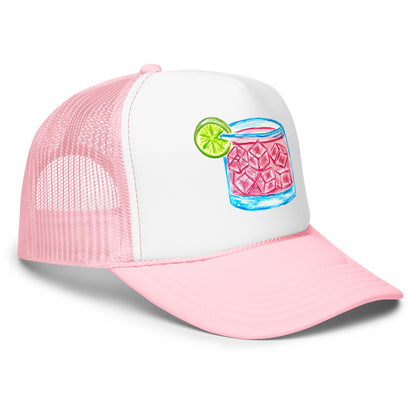 Paloma Watercolor Illustrated Foam Trucker Hat | 5 Colors