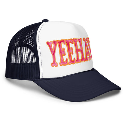 Yeehaw Hot Pink & Orange Trucker Hat