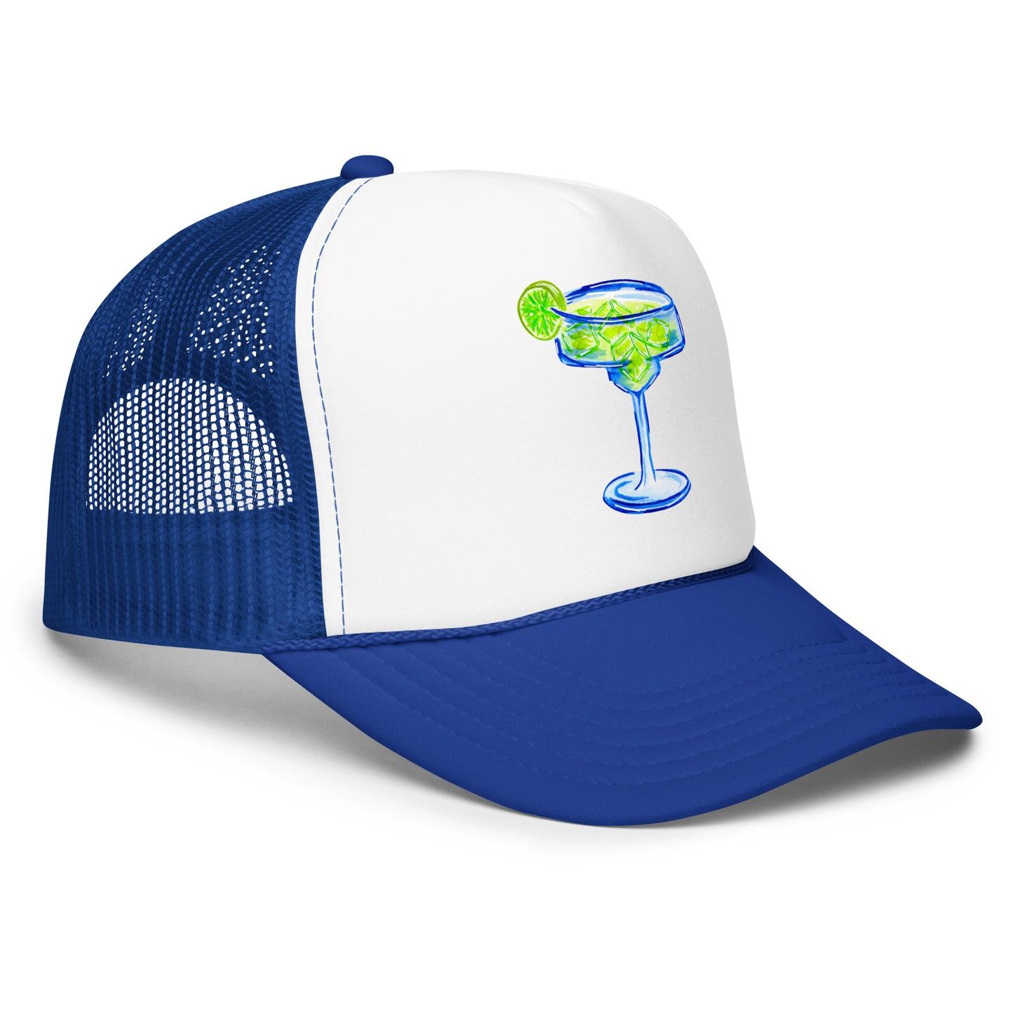 Margarita Watercolor Illustrated Trucker Hat | 6 Colors