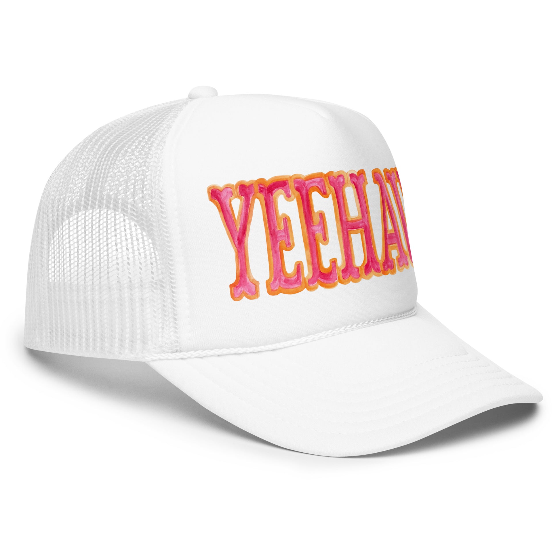 Yeehaw Hot Pink & Orange Trucker Hat