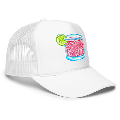 Paloma Watercolor Illustrated Foam Trucker Hat | 5 Colors