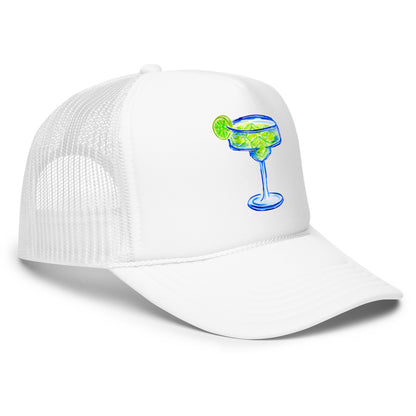Margarita Watercolor Illustrated Trucker Hat | 6 Colors